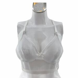 American VINTAGE Empire Intimates 34B White Convertible Strap Bridal Bra A13